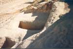 Rock-cut tombs in the Hisma desert, the contents long since looted