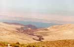 Wadi running into the Dead Sea through the Moabite hills, where Moses died