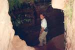 This cistern, cut 2,000 years ago, still traps water for the bedouin of Wadi Rum