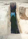 This tomb near Humeima is a triple-decker, cut to fit three coffins from one family