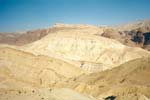 We can walk down through these beautiful mountains from Petra to the Wadi Araba, following the ancient caravan route