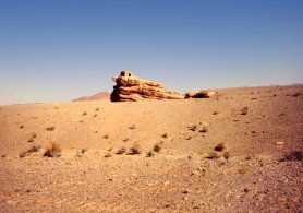 Unexcavated Nabataean tomb in the Wadi Arabah